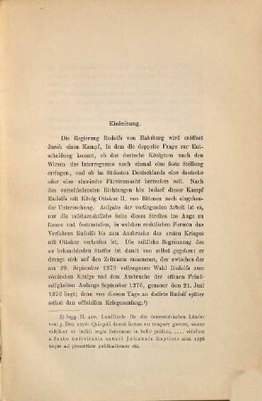 Das Rechtsverfahren Rudolfs von Habsburg gegen Ottokar von Boehmen