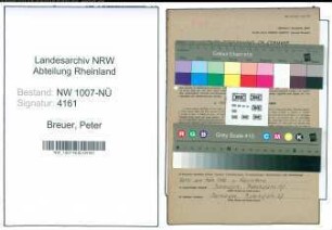 Entnazifizierung Peter Breuer , geb. 29.02.1896 (Polizeibeamter)