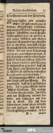 Abbitte der Sünden.