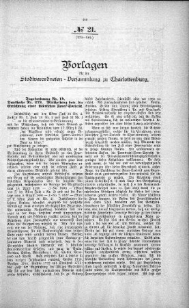 No. 21. (273-289.), 8. Dezember 1897