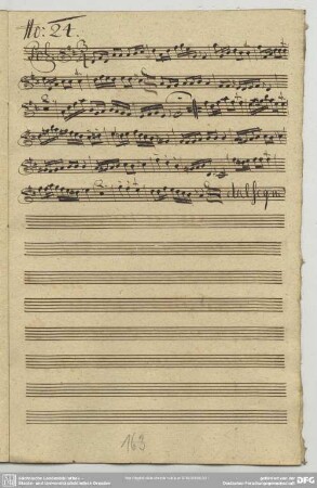 24. Binder, Christlieb Siegmund, Instrumentalstücke, D-Dur 