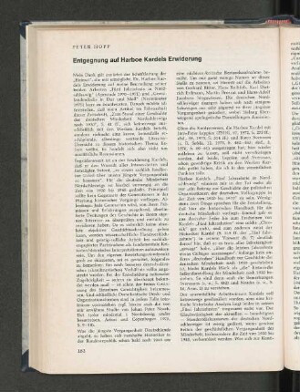 Entgegnung auf Harboe Kardels Erwiderung.