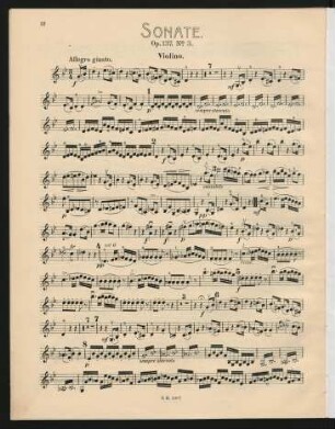 Violino, op. 137, No. 3