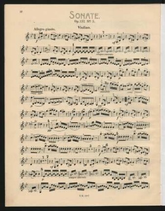 Violino, op. 137, No. 3