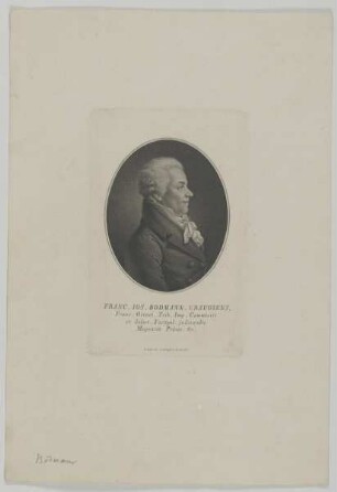 Bildnis des Franc. Ios. Bodmann