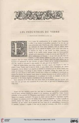 6: Les Industries du Verre à l'Exposition Universelle de 1878, [1]