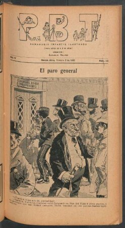 El paro general - [Caricatura]