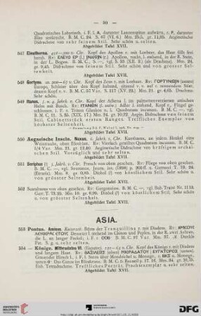Asia (Nr. 553-605(