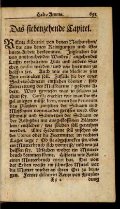 Das siebenzehende Capitel.