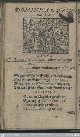 Dominica 3. Trinitatis, Lucae 15.