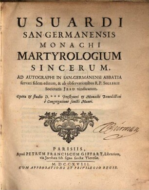 Martyrologium