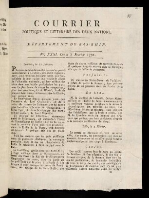 119-122, Courrier