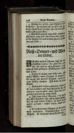 Reiß- Donner- und Wetter-Lieder