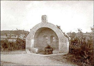 Fischer, Theodor; Berg am Starnberger See - Rottmannshöhe (Bayern); Bismarckturm - Brunnen