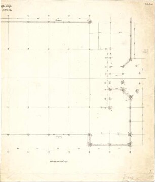 Pfann, Paul; München - Theresienhöhe; Ausstellung München 1908 - Teilgrundriss