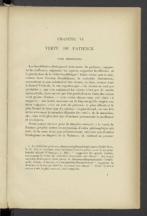 Chapitre VI Vertu de patience