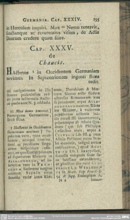 Cap. XXXV. de Chaucis