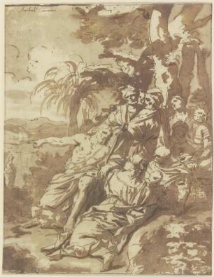 Johannes der Täufer predigt in der Wüste