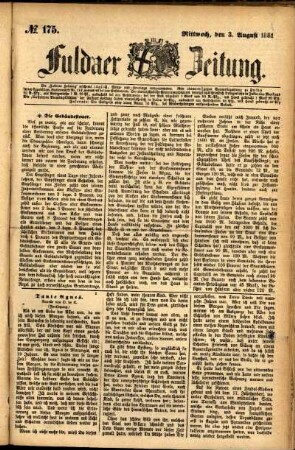 Ausgabe vom Mittwoch, den 03. August 1881.