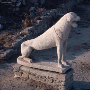 Delos. Naxischer Löwe, 7. Jh. v. Chr., K1