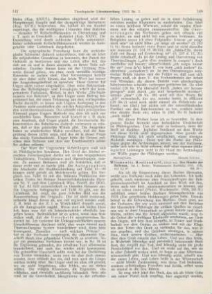148-153 [Rezension] Wilamowitz-Moellendorff, Ulrich von, Der Glaube der Hellenen. Bd. I