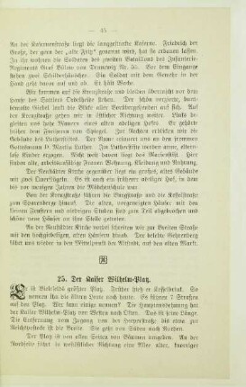 25. Der Kaiser Wilhelm-Platz