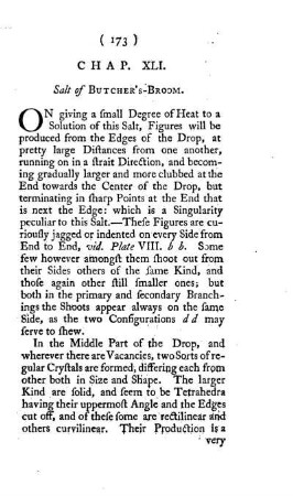Chap. XLI. Salt of Butcher's Broom
