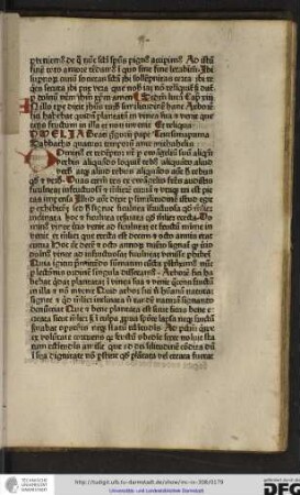Omelia beati Gregorii pape tricesimaprima, Sabbatho quatuor temporum ante Michaelis.