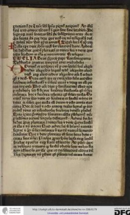 Omelia beati Gregorii pape tricesimaprima, Sabbatho quatuor temporum ante Michaelis.