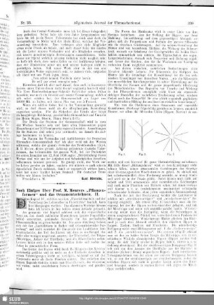 Noch Einiges über Prof. M. Meurers "Pflanzenformen" und das Ornamentzeichnen