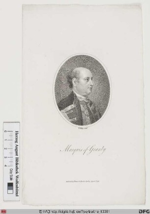Bildnis John Manners, Marquess of Granby