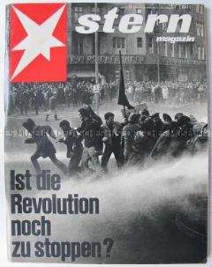 Wochenzeitschrift "stern" u.a. zum Attentat auf Rudi Dutschke und zu den Studentenunruhen in der Bundesrepublik