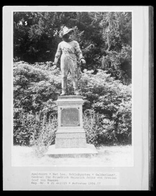 Denkmal für Friedrich Heinrich Prinz von Oranien Graf von Nassau