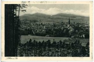 Löbau. Blick auf Löbau
