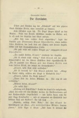 Zwanzigstes Kapitel. Die Seeräuber