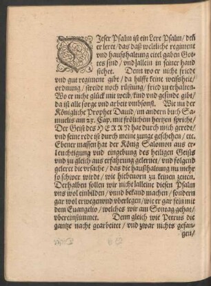 Dieser Psalm ist ein Lere Psalm ...