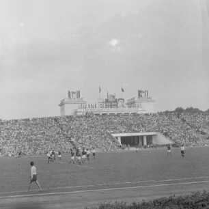 Fußballspiel im Stadion in Sofia