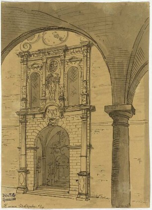 Hofkirche in Luzern, Portal