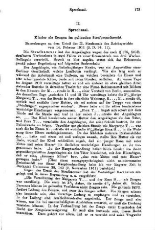 173-178, II. Sprechsaal