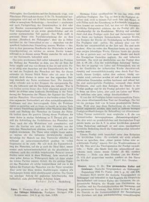 252-253 [Rezension] Stonner, Anton, Von germanischer Kultur und Geistesart