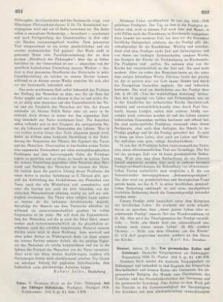 252-253 [Rezension] Stonner, Anton, Von germanischer Kultur und Geistesart