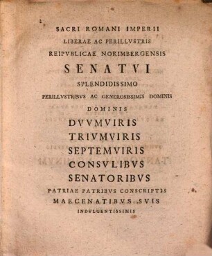 Dissertatio Inavgvralis De Ivre Civitatis Norimbergensis
