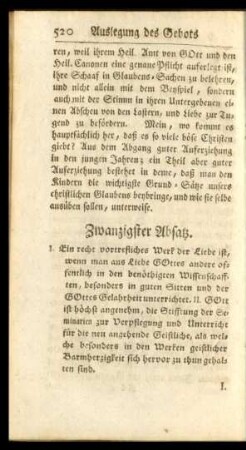 Zwanzigster Absatz