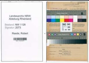 Entnazifizierung Robert Reede , geb. 25.02.1894 (Polizist)