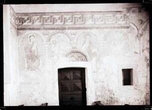 Kirche; Romanische Wandbilder im Chor, Apostelreihe