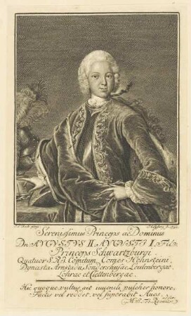 Bildnis des Avgvstvs II. Princeps Schwartzburgi