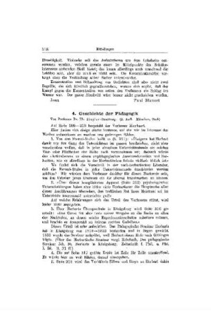 Geschichte der Pädagogik