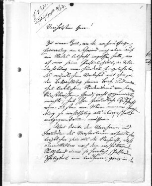 Briefe von Eduard Mörike und Briefe von Clara an Julius Naue, nebst drei Beilagen - BSB Cgm 6759