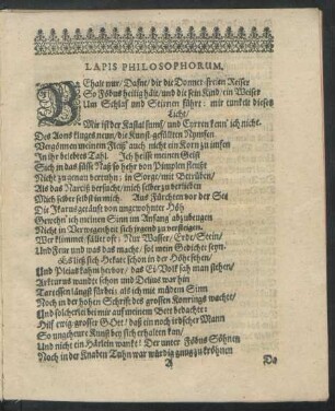 Lapis Philosophorum.