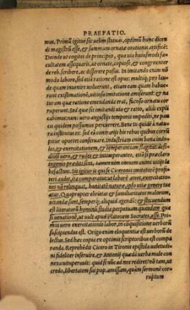 M. T. Ciceronis Orationum volumina tria, 3. M. T. Ciceronis Orationum volumen tertium